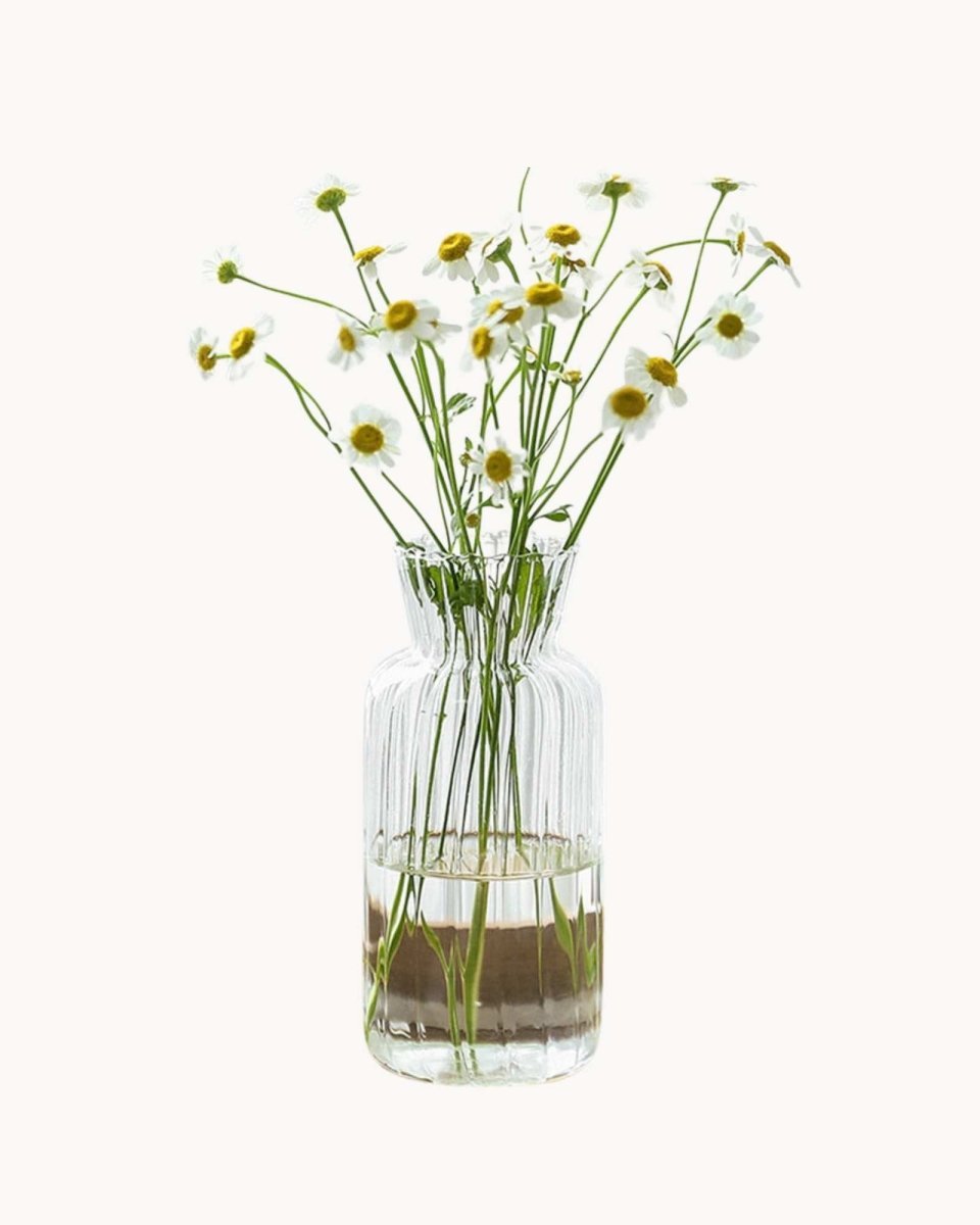 VerdaVase – Blomst tekstur glas accenter vaser - Lyvik